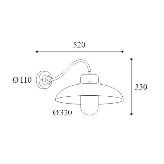 mediteran vonkajsi mosadzna lampa vodotesna osvetlenie fasada klasicka rustikalna balaton lampy vintage starodavna country stolna lampa velka terasa vchod stena domu taliansky toskansky lampy moretti luce.jpg
